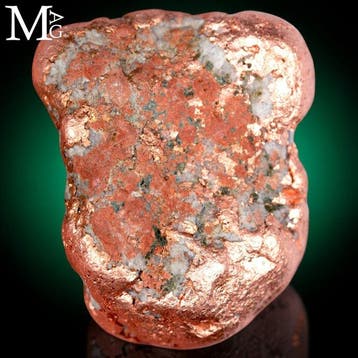 Natuurkoper met een rijke metallische glans uit de iconische