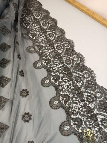 Tissu d’ameublement - 400 cm - 120 cm - Insertions en