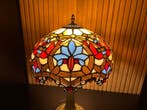 Tiffany stijl - Lampe de table - Vitrail - Format XL, Antiquités & Art