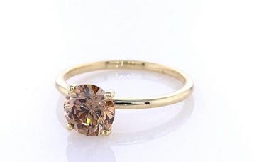 Ring - 14 karaat Geel goud - 1.32ct. tw. Diamant (Natuurlijk, Nieuw