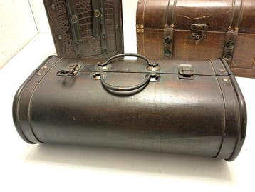 Opbergkoffer (3) - Hout, Leder, Antiek en Kunst