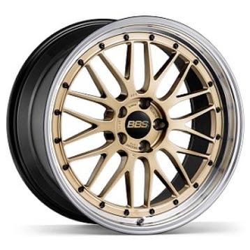 BBS LM 21x12 5x130 ET64 CB71.6 Gold Wheel w/ Diamond Cut, Ophalen of Verzenden