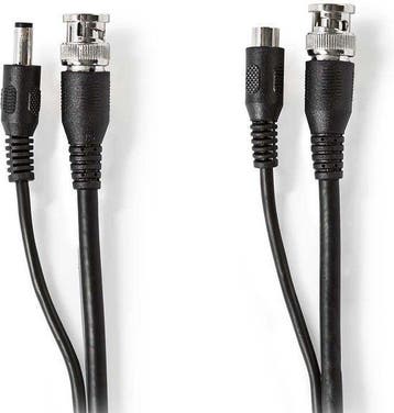 Nedis CCTV-Security Kabel - BNC / DC - 50.0 m - Rond - PVC -, Verzenden