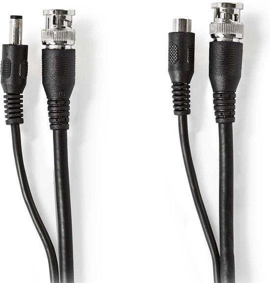 Nedis CCTV-Security Kabel - BNC / DC - 50.0 m - Rond - PVC -, Huis en Inrichting, Woonaccessoires | Overige, Nieuw, Verzenden