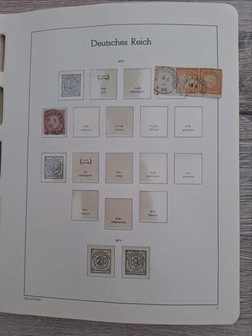 Duitse Rijk 1872/1932 - Verzameling van dienstzegels, Gestempeld