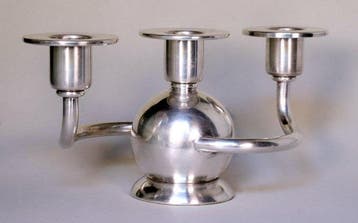 WMF - Atelier Kurt Mayer - Candélabre - Plaqué(e) argent -