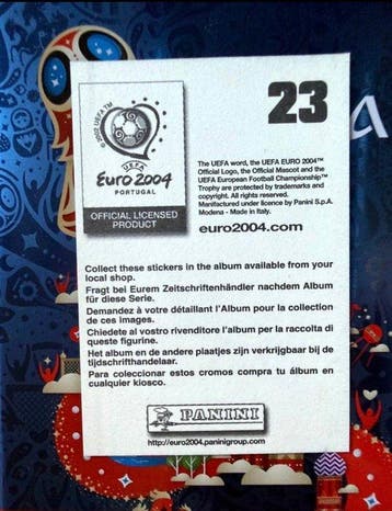 2004 Panini UEFA Champions League, Euro 2004 Cristiano