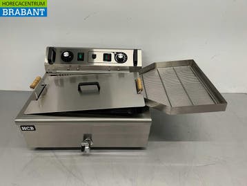 Friteuse HCB en acier inoxydable pour poisson et beignets,, Verzenden
