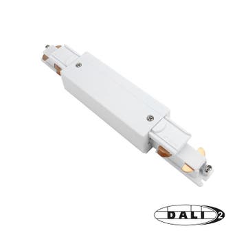 Luxar 3-Fase Rail DALI I-Vorm Connector Wit, Huis en Inrichting, Verzenden, Nieuw