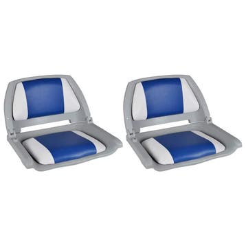 vidaXL Bootstoelen 2 st inklapbare rugleuning 41x51x48 cm, Watersport en Boten, Verzenden, Nieuw