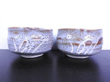 Shuzan Kiln - Katou Shuzan - Chawan - Shino Meoto