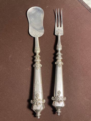Victor Leneuf - Service de table - Argent 950, Antiquités & Art