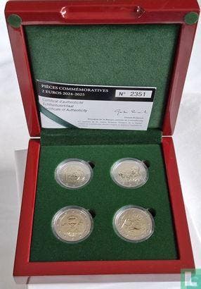 Luxemburg combinatie set 2025 (REVERSE PROOF) 2 euro her..., Timbres & Monnaies, Monnaies | Europe | Monnaies euro, Verzenden