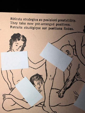 Italië - Propaganda-postkaart van de geallieerde troepen in, Gelopen