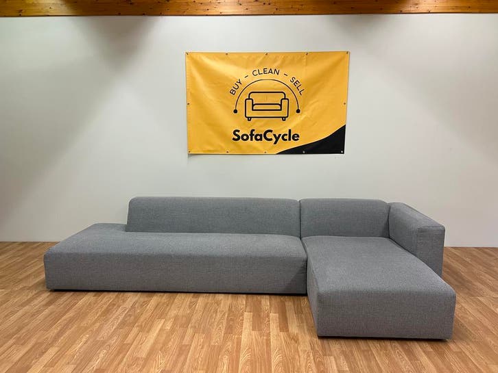 Blauwe lounge zetel – Levering mogelijk - SofaCycle, Maison & Meubles, Canapés | Coins salons complets, Enlèvement ou Envoi