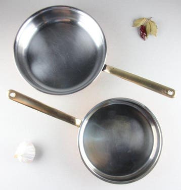 Spring - Pan (2) - Koper, Staal, Messing - Culinox, Antiquités & Art