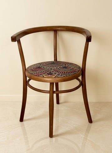 Josef Hofmann - Stoel - Beuken, Gobelin - Thonet style,Art