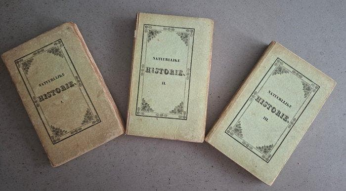 Hapsels - Natuurlijke historie, of Beschrijving der, Antiquités & Art, Antiquités | Livres & Manuscrits