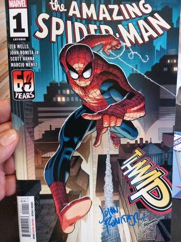 The Amazing Spider-Man (Vol. 6) #1 - Signed by John Romita, Nieuw