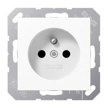 Jung AS500 Franse Stopcontact Wit Met Kindbescherming, Doe-het-zelf en Bouw, Verzenden, Nieuw