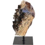 Quartz fumé - Geode - 22x20x10 cm- 2.8 kg, Verzamelen, Mineralen en Fossielen