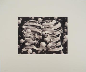 M.C. Escher (1898-1972) - Amoureux surréalistes