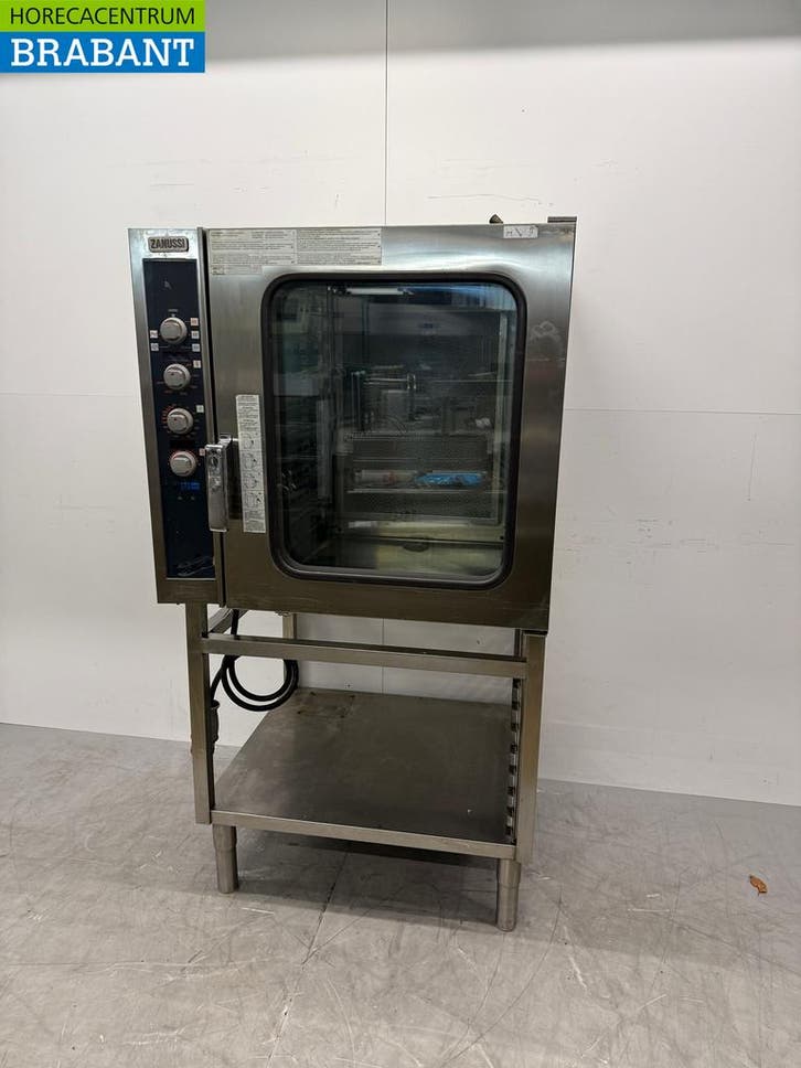 Four mixte Zanussi en acier inoxydable avec chariot 10 x 1/1, Articles professionnels, Horeca | Autre, Envoi