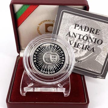 Portugal. Silver Proof 500 Escudos (Padre António Vieira)