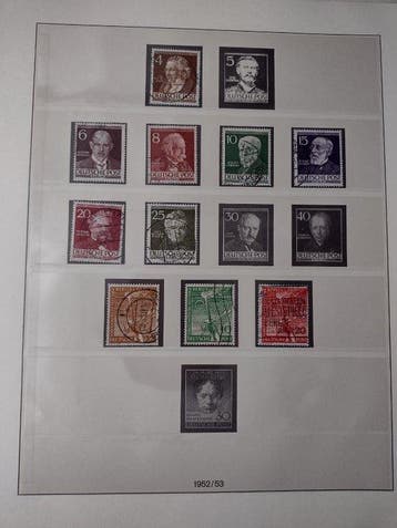 Berlijn 1952/1990 - Berlijn in 7 albums (Lindner en, Postzegels en Munten, Gestempeld
