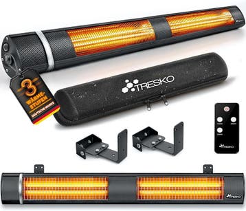 TRESKO® Infrarood warmtestraler 3000 W met afstandsbediening, Doe-het-zelf en Bouw, Verzenden, Nieuw