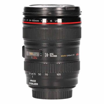 Canon EF 24-105mm f/4L IS USM met garantie, Ophalen of Verzenden
