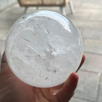 Good Quality AAA rock crystal sphere Kristal - Hoogte: 11.05
