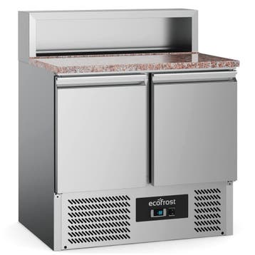 Pizzawerkbank | 240L | 2 Deuren (1/1 GN) | Boven 5x 1/6 GN, Verzenden