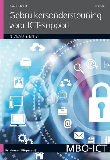 Gebruikersondersteuning voor ICT support / MBO-ICT, Boeken, Verzenden, Zo goed als nieuw, Ron de Graaf
