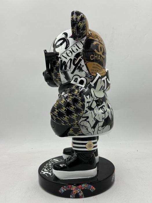 Naor - Swag bear Chanel pop art, Antiquités & Art, Art | Objets design