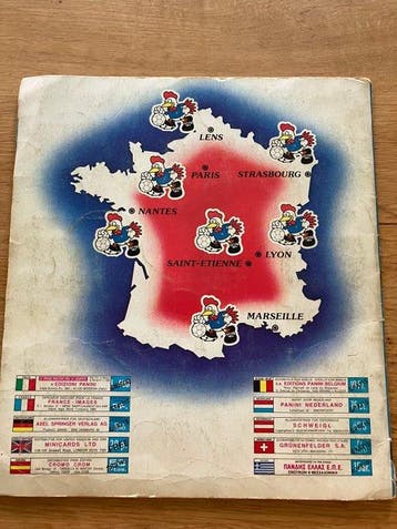 1984 Panini Euro 84 - 1 Sticker album - Light Played (LP), Collections