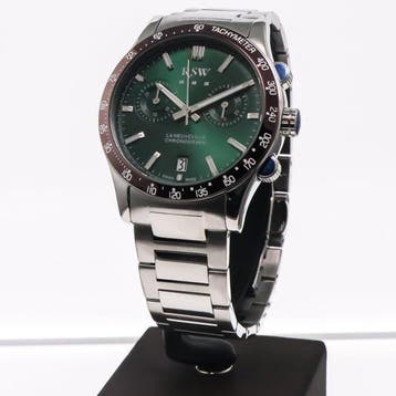 RSW - Swiss Made Chronograph Watch - RSWC130-SS-12 - Sans, Nieuw