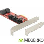 Delock 89384 PCI Express x2-kaart > 10 x interne SATA 6 Gb/s, Verzenden, Nieuw