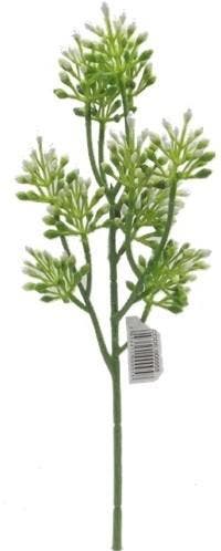 Corsagevuller Plastic Berry White Green 38 cm, Nieuw