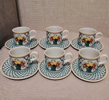 Villeroy & Boch - Tasse et soucoupe (12) - Porcelaine