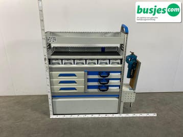 Sortimo alu bedrijfswagen inrichting 1000x380x1140mm (3139), Verzenden, Gebruikt