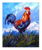 Olivier Pfleger - Mandrafina  Le coq Gaulois, Antiquités & Art
