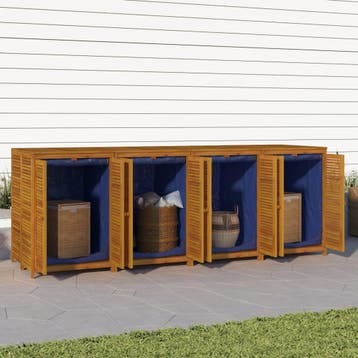 vidaXL Tuinbox 280x87x104 cm massief acaciahout, Verzenden