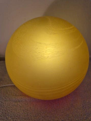 Wofi Leuchten - Tafellamp - orange warm - Glas, Metaal -