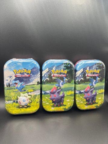 Pokémon - 3 Box - 3x Ascended Heroes Mini Tin *random art*, Hobby en Vrije tijd, Verzamelkaartspellen | Pokémon, Nieuw