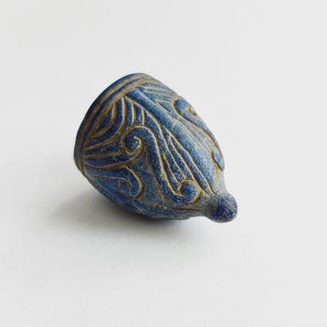 Oud-Centraal-Aziatisch lapis lazuli Schaakspel Geëtste Pion