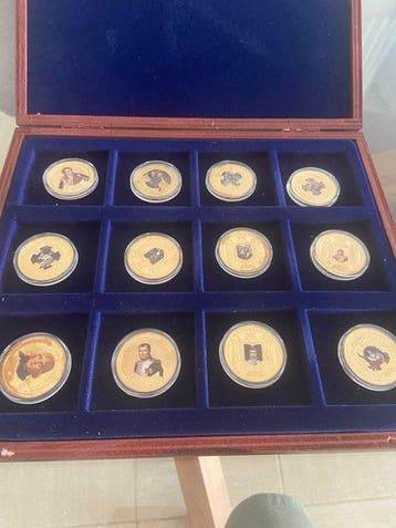 Frankrijk. Collection complète 12 médailles Napoléon