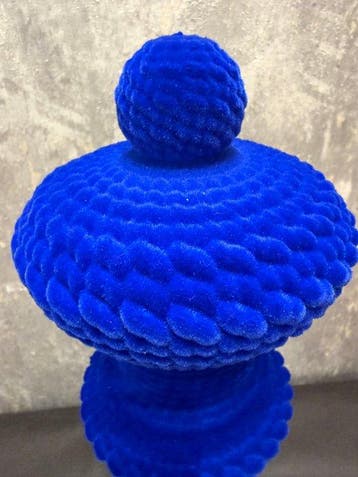 KIRAS - TRAMA DI POTERE - KING- Blue elettrico velvet