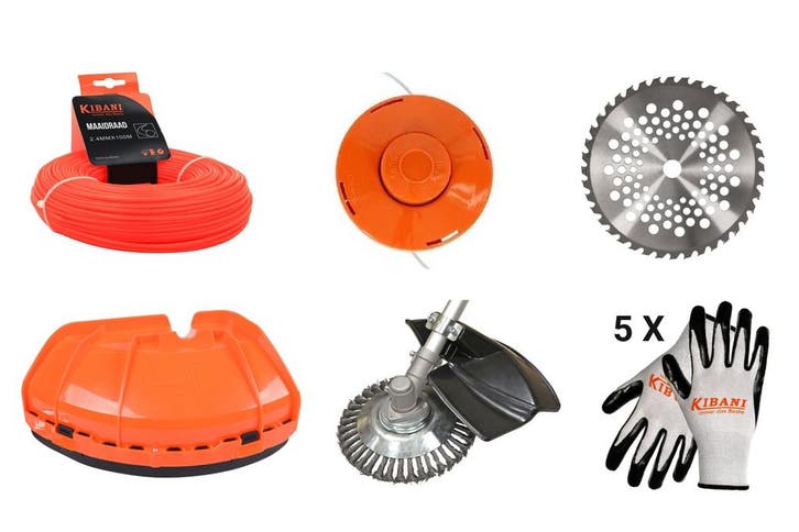 11 Delige Voordeelset - Maaidraad - Draadkop - 40 Tands Mes, Tuin en Terras, Hand-tuingereedschap, Nieuw