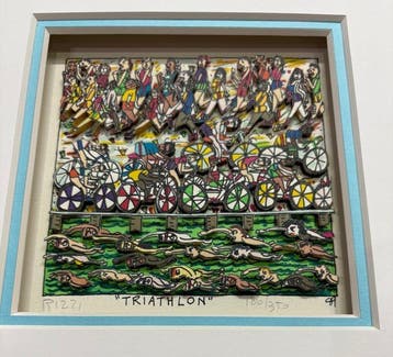 James Rizzi (1950-2011) - Triathlon · 3D Print